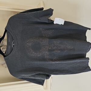 Forever 21 The Prince Estate Rhinestone Logo T-Shirt Size M/L NWT